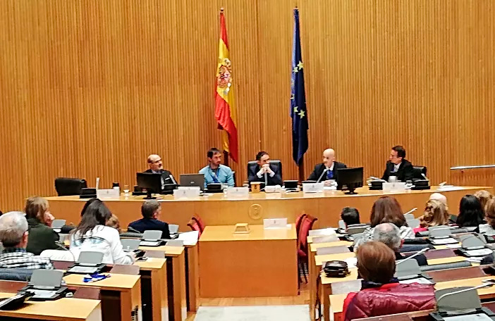 Jornada reivindicativa por la prevención contra el suicidio en el Congreso de los Diputados