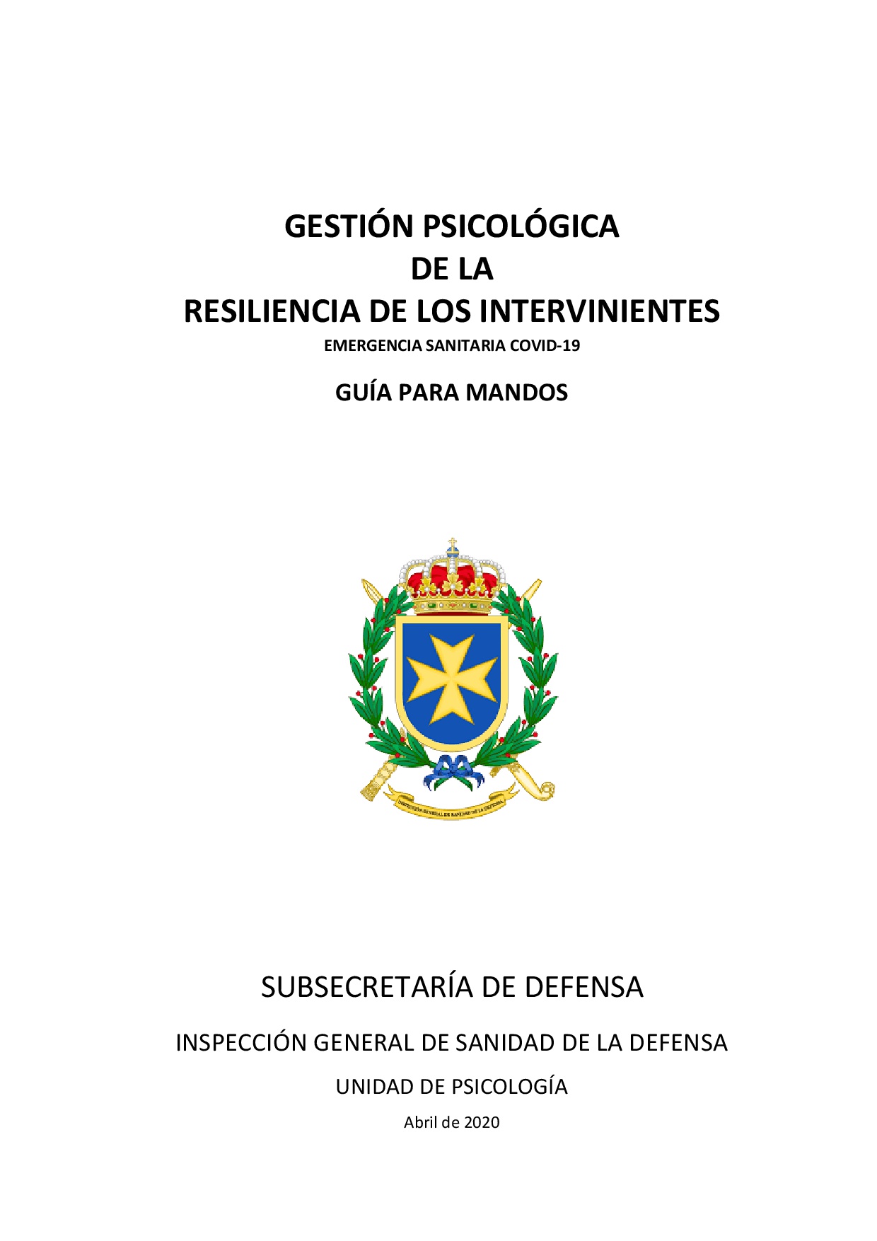 GESTIÓN PSICOLÓGICA de la RESILIENCIA