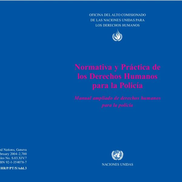 Derechos Humanos para la Policía