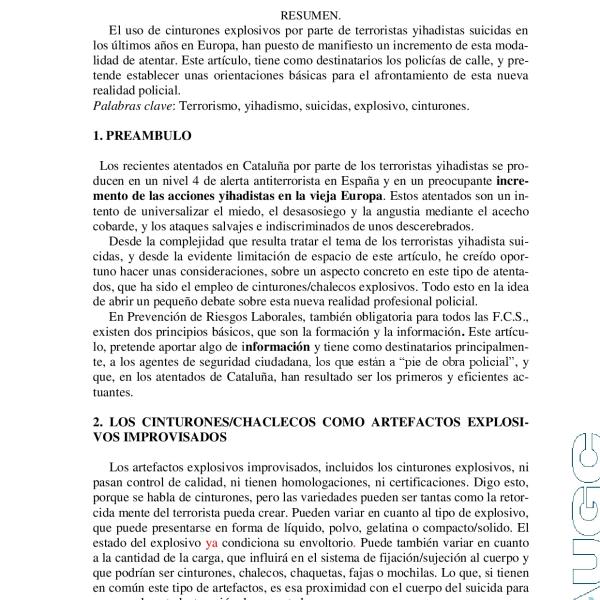 La formación en prevención de Riesgos Laborales y su repercusión en la enseñanza Militar